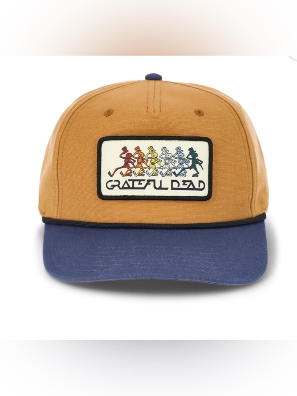 Grateful Dancing Skeleton Men's Snapback Sport Hat, Grateful Dead